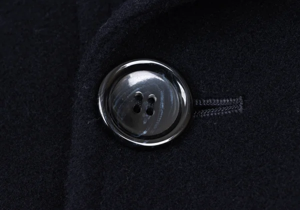 tricot COMME des GARCONS Wool Nylon Folded Sleeves Pea Coat K-168822_004