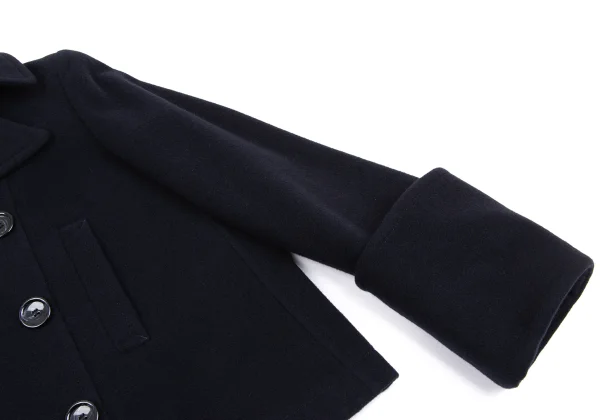 tricot COMME des GARCONS Wool Nylon Folded Sleeves Pea Coat K-168822_005