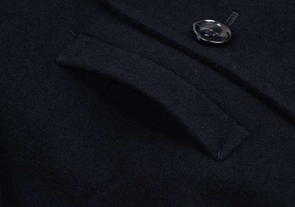 tricot COMME des GARCONS Wool Nylon Folded Sleeves Pea Coat K-168822_009