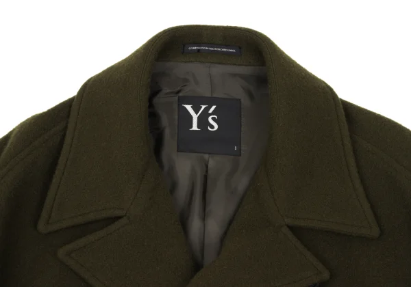 Y's Wool Mossa Off Shoulder Motorcycle Jacket K-168823_004