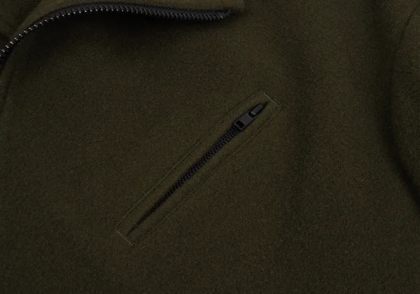 Y's Wool Mossa Off Shoulder Motorcycle Jacket K-168823_006