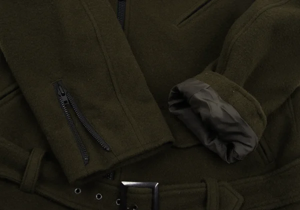 Y's Wool Mossa Off Shoulder Motorcycle Jacket K-168823_008