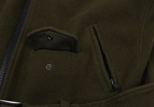 Y's Wool Mossa Off Shoulder Motorcycle Jacket K-168823_010