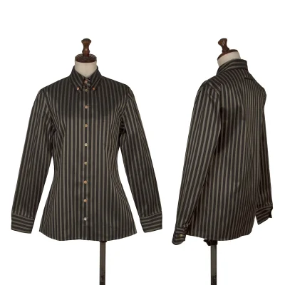 Jean Paul GAULTIER CLASSIQUE Poly Stripe Button Down Shirt