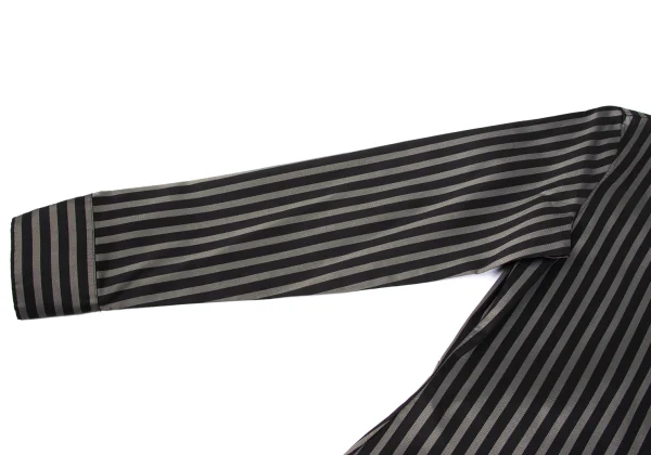 Jean Paul GAULTIER CLASSIQUE Poly Stripe Button Down Shirt K-168829_007