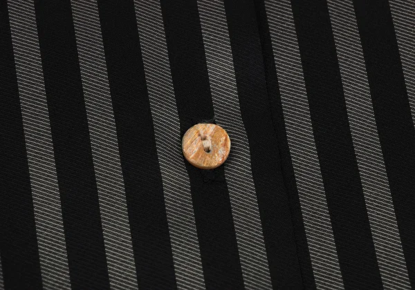 Jean Paul GAULTIER CLASSIQUE Poly Stripe Button Down Shirt K-168829_010