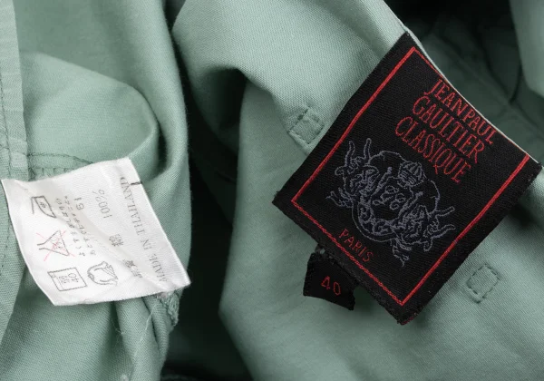 Jean Paul GAULTIER CLASSIQUE Pin-hole Collar Long Sleeve Shirt K-168830_019