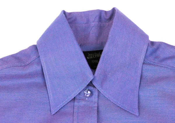 Jean Paul GAULTIER FEMME Cotton Poly Double Cuff Long-sleeve Shirt K-168831_004