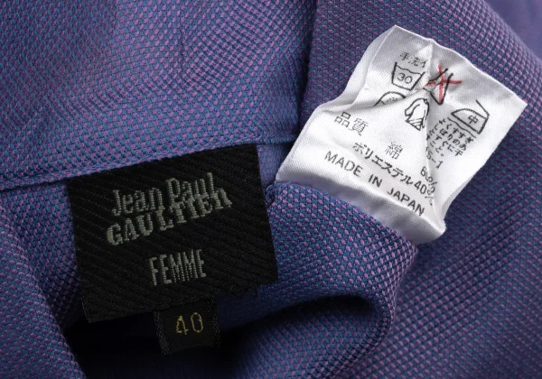 Jean Paul GAULTIER FEMME Cotton Poly Double Cuff Long-sleeve Shirt K-168831_015