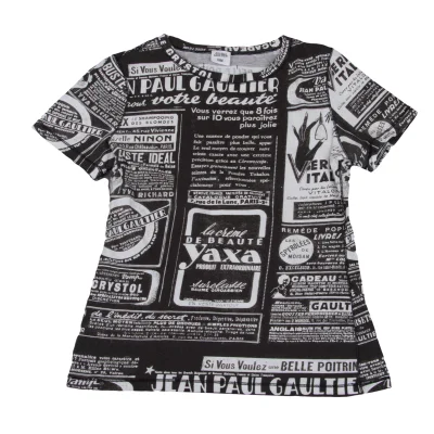 Jean Paul GAULTIER FEMME Advertisement Print T-shirt