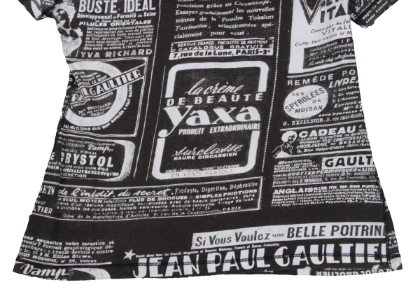 Jean Paul GAULTIER FEMME Advertisement Print T-shirt K-168833_012
