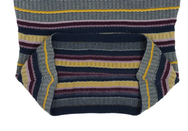 Sybilla Multi-stripe Woven Cotton Short Sleeved Knit K-168834_007