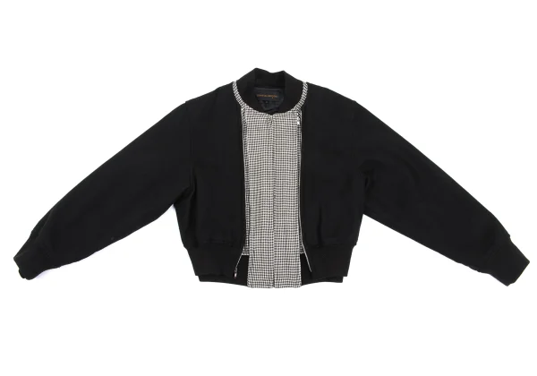 COMME des GARCONS Houndtooth 2way Bomber Jacket K-168835_002