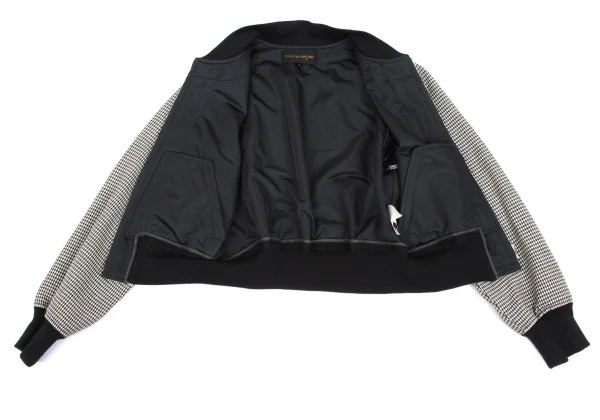 COMME des GARCONS Houndtooth 2way Bomber Jacket K-168835_011