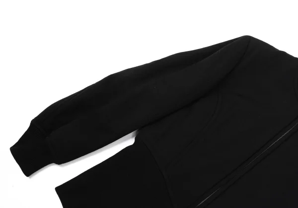 COMME des GARCONS Wool Curve Switching Zip Blouson K-168837_007