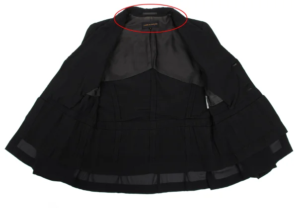 COMME des GARCONS Tiered Design Sleeve Switching Jacket K-168838_014