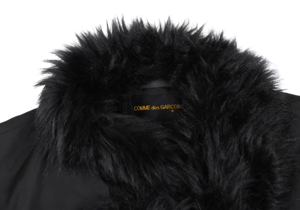 COMME des GARCONS Fur Collar Sleeveless Vest K-168840_004