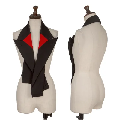 COMME des GARCONS Wool Bicolor Detachable Collar