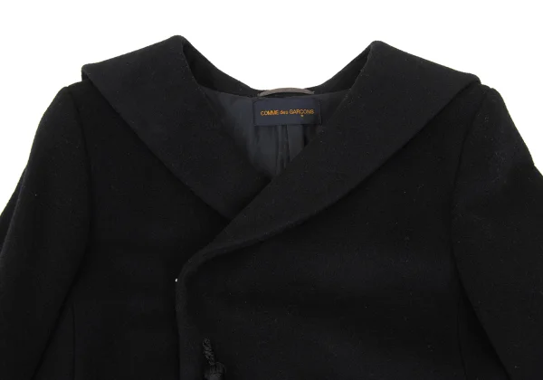COMME des GARCONS Wool Tassel Design Sailor Collar Coat K-168842_004