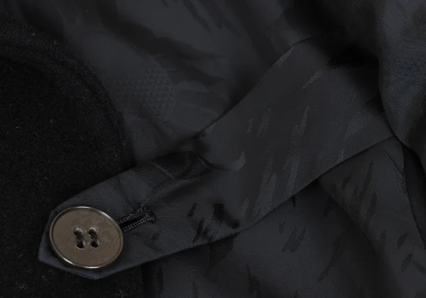 COMME des GARCONS Wool Tassel Design Sailor Collar Coat K-168842_011