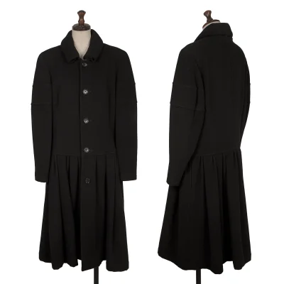 COMME des GARCONS Melton Wool Tuck Switching Coat