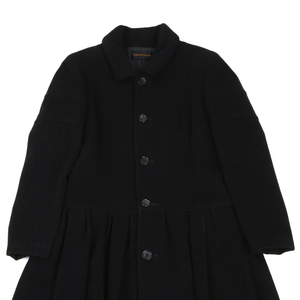 COMME des GARCONS Melton Wool Tuck Switching Coat K-168843_003