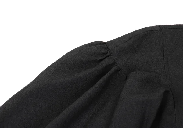 COMME des GARCONS Sheer Sleeve Gathered Double Jacket K-168844_006