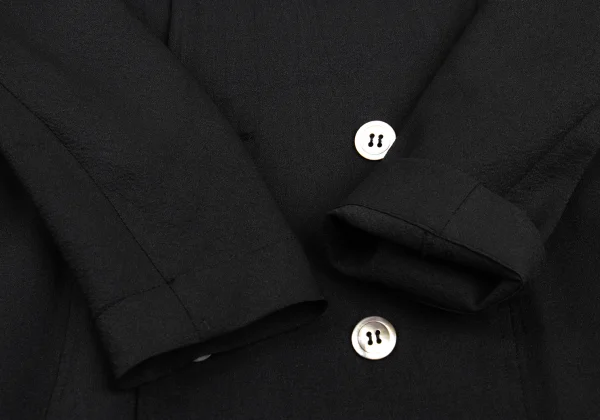 COMME des GARCONS Sheer Sleeve Gathered Double Jacket K-168844_007