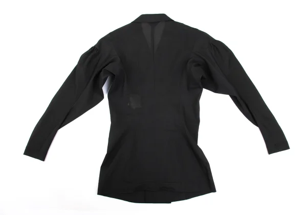 COMME des GARCONS Sheer Sleeve Gathered Double Jacket K-168844_012