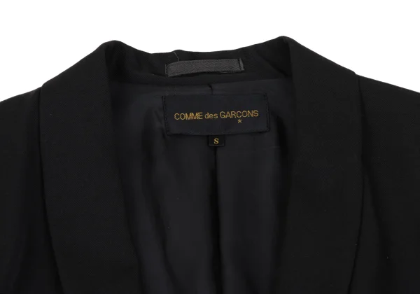 COMME des GARCONS Wool Stitch Design Shawl Collar Jacket K-168846_004