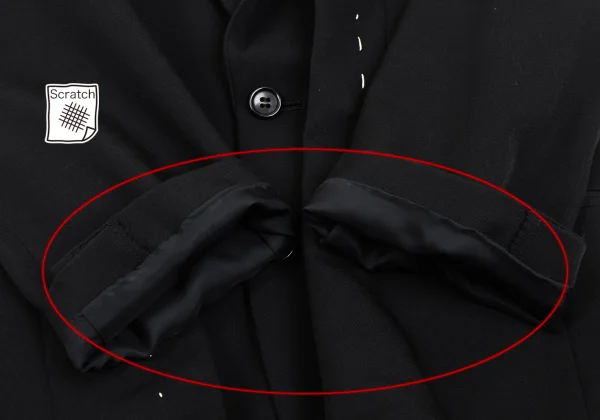 COMME des GARCONS Wool Stitch Design Shawl Collar Jacket K-168846_009