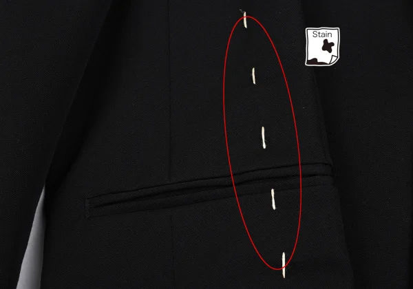 COMME des GARCONS Wool Stitch Design Jacket & Skirt K-168848_010