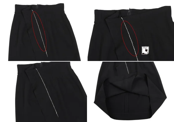 COMME des GARCONS Wool Stitch Design Jacket & Skirt K-168848_017