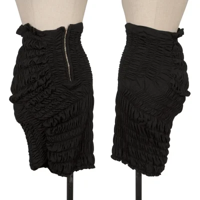 COMME des GARCONS Wool Shirred Knit Skirt