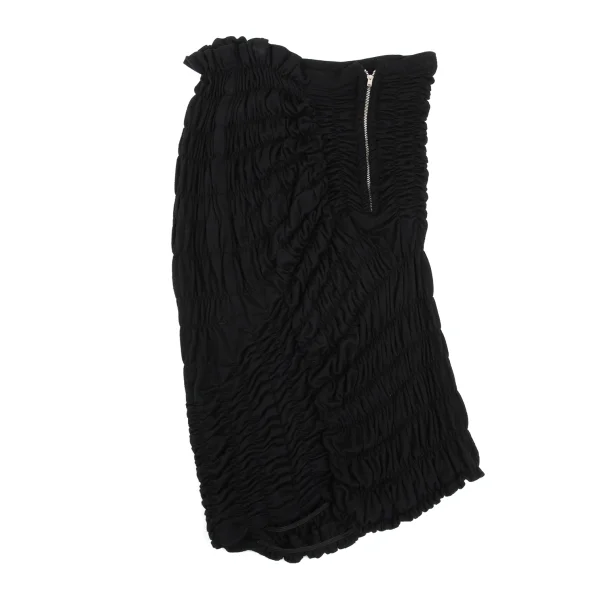 COMME des GARCONS Wool Shirred Knit Skirt K-168862_002