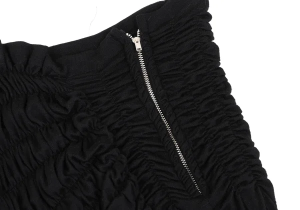 COMME des GARCONS Wool Shirred Knit Skirt K-168862_006