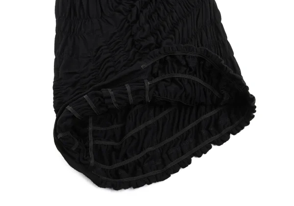 COMME des GARCONS Wool Shirred Knit Skirt K-168862_009