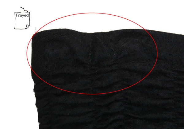 COMME des GARCONS Wool Shirred Knit Skirt K-168862_011