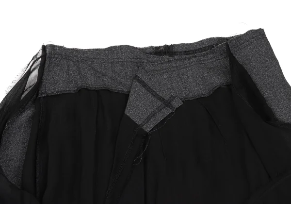 COMME des GARCONS Switching Cut Off Skirt K-168863_004