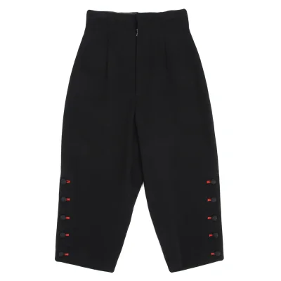 COMME des GARCONS Color Buttonhole Cropped Pants