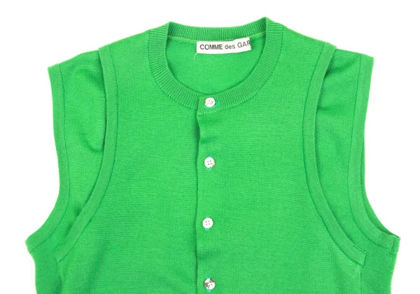 COMME des GARCONS Double Shoulder Knit Vest K-168876_003