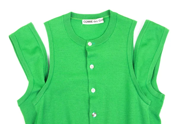 COMME des GARCONS Double Shoulder Knit Vest K-168876_004
