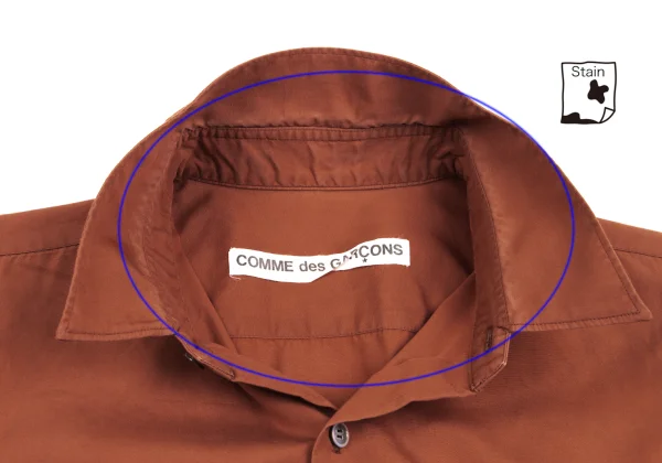 COMME des GARCONS Cotton Dolman Short Sleeve Shirt K-168879_005