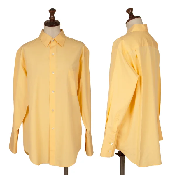 COMME des GARCONS Cotton Long Sleeve Shirt Yellow XS-S K-168881_001