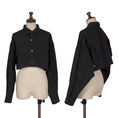 COMME des GARCONS Side Open Design Cropped Shirt