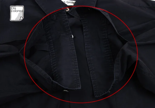 COMME des GARCONS Side Open Design Cropped Shirt K-168885_010
