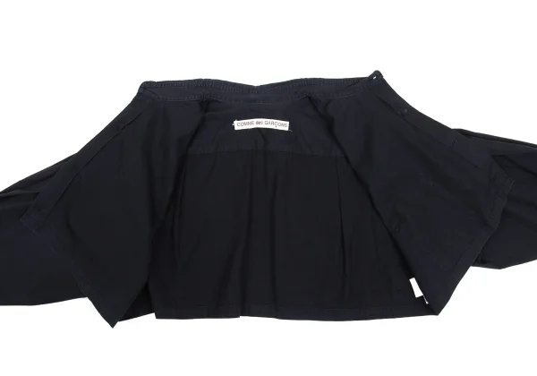 COMME des GARCONS Side Open Design Cropped Shirt K-168885_012