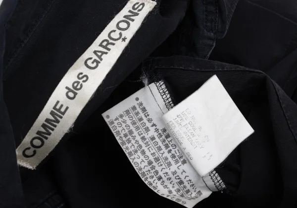 COMME des GARCONS Side Open Design Cropped Shirt K-168885_016