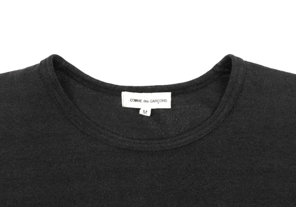 COMME des GARCONS Frill Asymmetry Glitter T-shirt K-168892_003