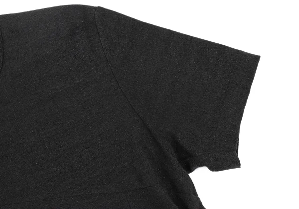 COMME des GARCONS Frill Asymmetry Glitter T-shirt K-168892_004